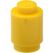 LEGO Giallo Mattoncino 1 x 1 Rotondo con bottoncino pieno