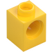 LEGO Yellow Brick 1 x 1 with Hole (6541)