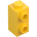 LEGO Amarillo Ladrillo 1 x 1 x 1.6 con Dos Espigas laterales (32952)