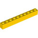 LEGO Gelb Backstein 1 x 10 (6111)