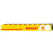 LEGO Geel Steen 1 x 10 met &#039;Shell&#039; Sticker (6111)