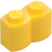 LEGO Yellow Brick 1 x 2 Log (30136)