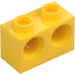 LEGO Geel Steen 1 x 2 met 2 Gaten (32000)