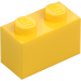 LEGO Yellow Brick 1 x 2 with Bottom Tube (3004)