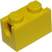 LEGO Yellow Brick 1 x 2 with Digger Bucket Arm Holder (3317)