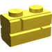 LEGO Geel Steen 1 x 2 met Embossed Bricks (98283)