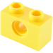 LEGO Gelb Backstein 1 x 2 mit Loch (3700)