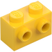 LEGO Jaune Brique 1 x 2 avec Tenons sur Une Côté (11211)