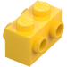 LEGO Yellow Brick 1 x 2 with Studs on Opposite Sides (52107)