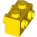 LEGO Gelb Backstein 1 x 2 mit Bolzen auf Gegenüberliegende Seiten (52107)