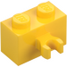 LEGO Amarillo Ladrillo 1 x 2 con Vertical Clip con clip abierto &quot;O&quot; (42925 / 95820)