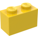 LEGO Yellow Brick 1 x 2 without Bottom Tube (3065 / 35743)