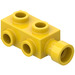 LEGO Gelb Backstein 1 x 2 x 0.7 mit Bolzen auf Sides (4595)