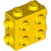 LEGO Gelb Backstein 1 x 2 x 1.6 mit Seite und Ende Bolzen (67329)