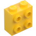 LEGO Giallo Mattoncino 1 x 2 x 1.6 con Bottoncini su Uno Lato (1939 / 22885)