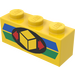 LEGO Yellow Brick 1 x 3 with Parcel (3622 / 83119)