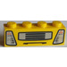 LEGO Geel Steen 1 x 4 met Headlights en Rooster (3010 / 48132)