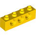 LEGO Yellow Brick 1 x 4 with Holes (3701)
