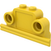 LEGO Žlutá Kostka, 1 x 4 x 2 Bell Shape s Headlights