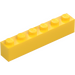LEGO Yellow Brick 1 x 6 (3009)