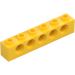 LEGO Жълто Тухла 1 x 6 с Дупки (3894)