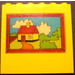 LEGO Yellow Brick 1 x 6 x 5 with House and Landscape Sticker (3754)