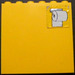 LEGO Geel Steen 1 x 6 x 5 met Toilet Paper Sticker (3754)