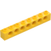 LEGO Yellow Brick 1 x 8 with Holes (3702)