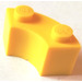 LEGO Yellow Brick 2 x 2 Round Corner without Stud Notches (3063)