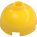 LEGO Yellow Brick 2 x 2 Round with Dome Top (Safety Stud, Axle Holder) (3262 / 30367)