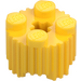 LEGO Yellow Brick 2 x 2 Round with Grille (92947)