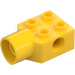 LEGO Yellow Brick 2 x 2 with Hole and Rotation Joint Socket (48169 / 48370)