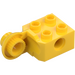 LEGO Yellow Brick 2 x 2 with Hole, Half Rotation Joint Ball Vertical (48171 / 48454)