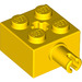 LEGO Yellow Brick 2 x 2 with Pin and Axlehole (6232 / 42929)