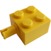 LEGO Yellow Brick 2 x 2 with Pin and No Axle Hole (4730)