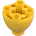 LEGO Yellow Brick 2 x 2 x 1.3 Round Inverted Dome (24947)