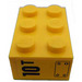 LEGO Yellow Brick 2 x 3 with Black 10T Left Side Sticker (3002)