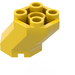 LEGO Jaune Brique 2 x 3 x 1.6 Octagonal Offset (6032)