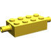 LEGO Geel Steen 2 x 4 met Pins (6249 / 65155)