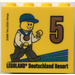 LEGO Jaune Brique 2 x 4 x 3 avec Bronze 5 (Besuchermeister) 2016 Legoland Deutschland Resort (30144)