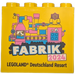 LEGO Yellow Brick 2 x 4 x 3 with Fabrik 2024 Legoland Deutschland Resort (30144)