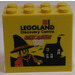 LEGO Jaune Brique 2 x 4 x 3 avec &#039;LEGOLAND Discovery Centre HALLOWEEN&#039; (30144)