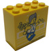 LEGO Amarillo Ladrillo 2 x 4 x 3 con Legoland Windsor Resort y Olympic Atleta #5 (30144)