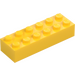 LEGO Yellow Brick 2 x 6 (2456 / 44237)