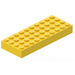 LEGO Yellow Brick 4 x 10 (6212)