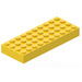 LEGO Jaune Brique 4 x 10 (6212)