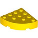 LEGO Yellow Brick 4 x 4 Round Corner (2577)