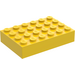 LEGO Gelb Backstein 4 x 6 (2356 / 44042)
