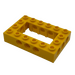 LEGO Yellow Brick 4 x 6 with Open Center 2 x 4 (32531 / 40344)