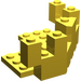 LEGO Yellow Brick 7 x 7 x 2.3 Turret Quarter (6072)